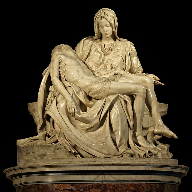 Michelangelo, Pietà, 1497-1499, St. Peter's Basilica, Vatican City