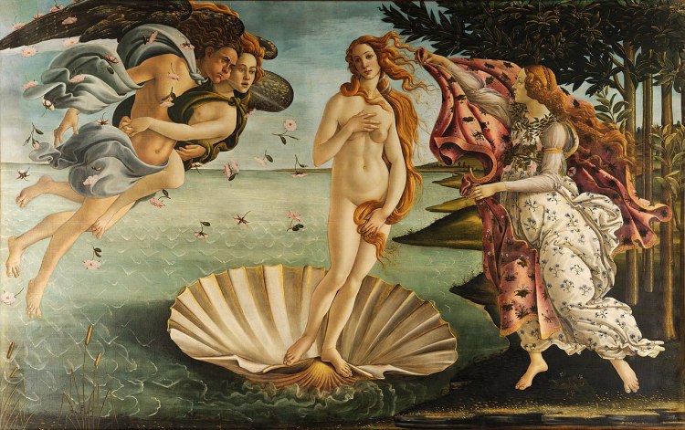 Sandro Botticelli, Birth of Venus, 1482-1485, Galleria degli Uffizi, Firenze