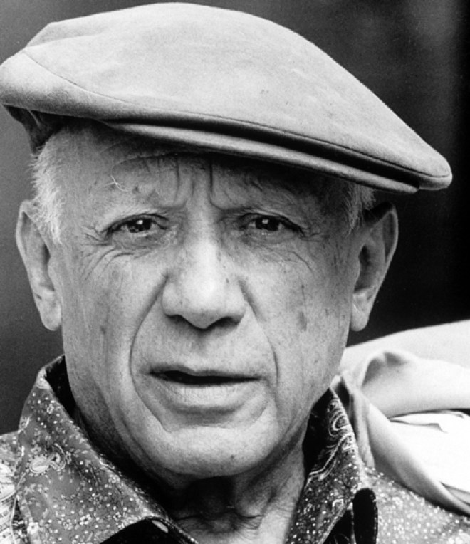 Pablo Picasso, in the January 1962
