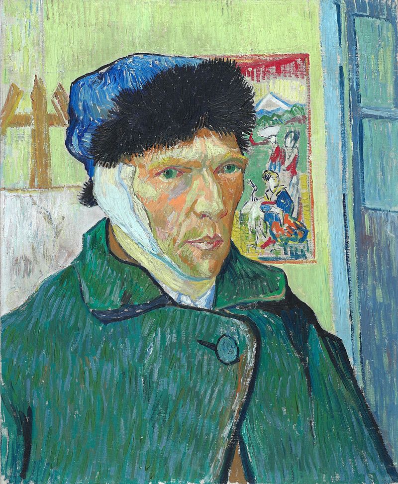 Vincent van Gogh, Self-Portrait with Bandaged Ear, Courtauld Gallery, London