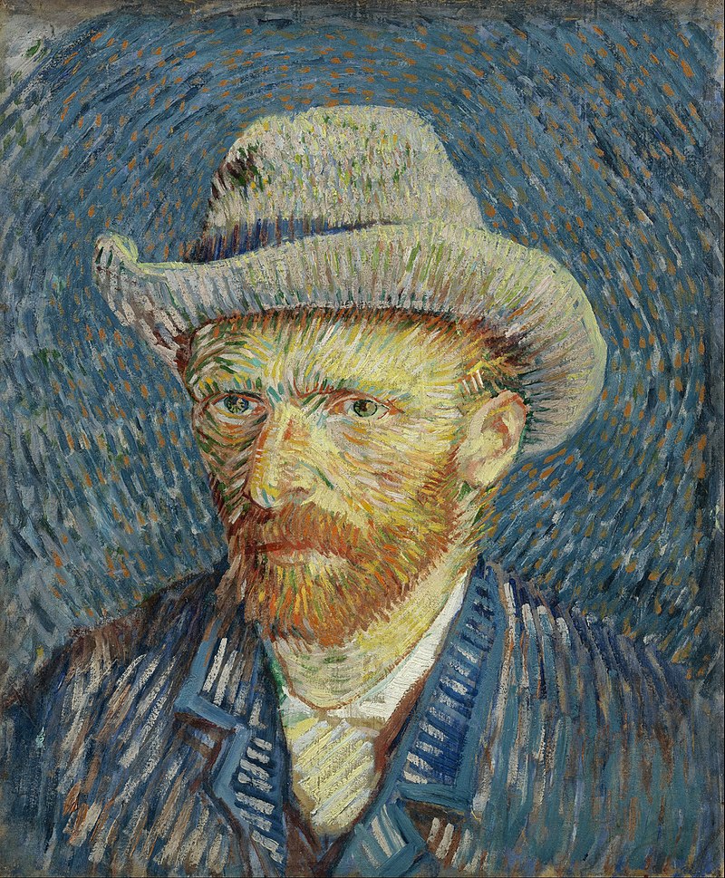 Vincent van Gogh, Self-Portrait with Grey Felt Hat, 1887-1888, Van Gogh Museum, Amsterdam