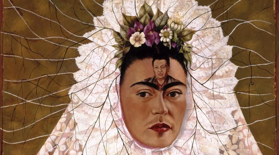 Frida Kahlo, Diego in my mind (Self-portrait as Tehuana), 1943, Mexico City