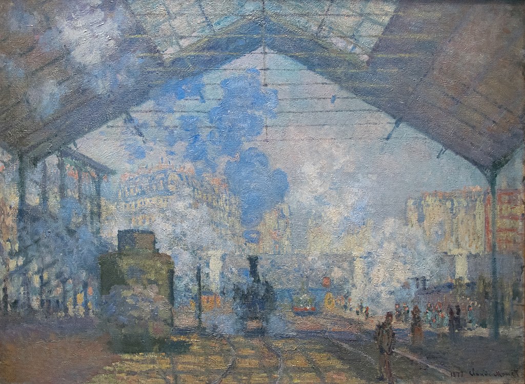 Claude Monet, La Gare Saint-Lazare, 1877, Musée d'Orsay